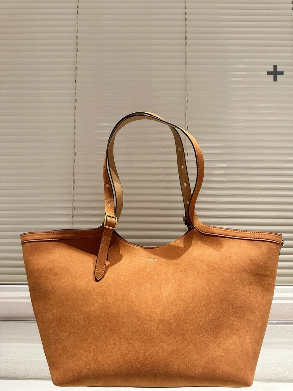 Coach elegant suede